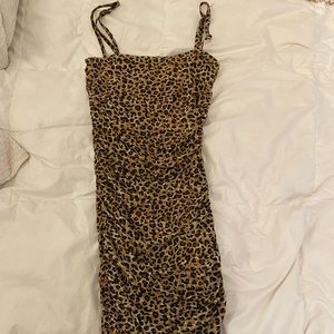 Leopard mini dress